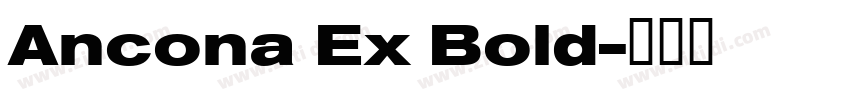 Ancona Ex Bold字体转换